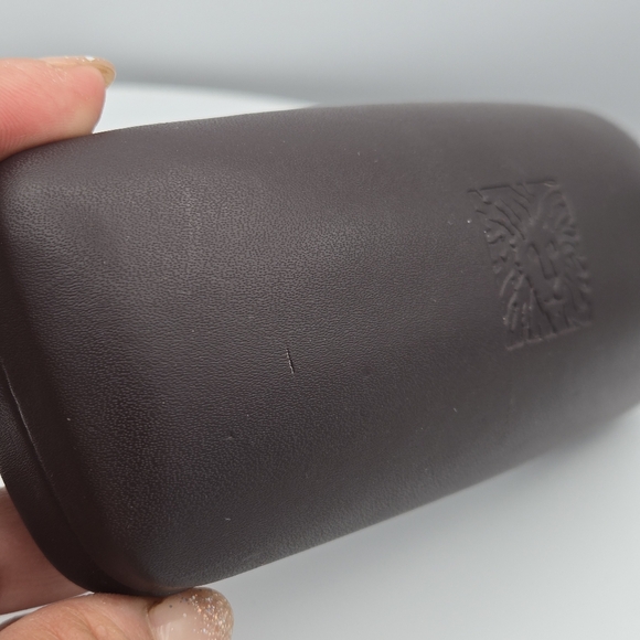 Anne Klein Glasses Clamshell Case in Brown - Picture 4 of 9